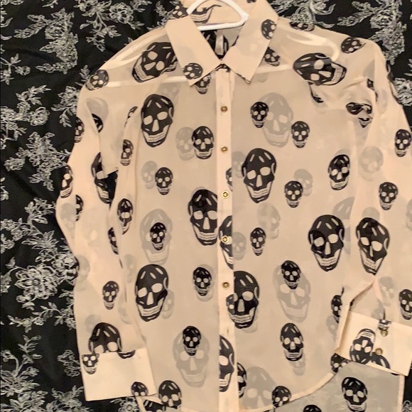 Mono B Tops - Skull Blouse